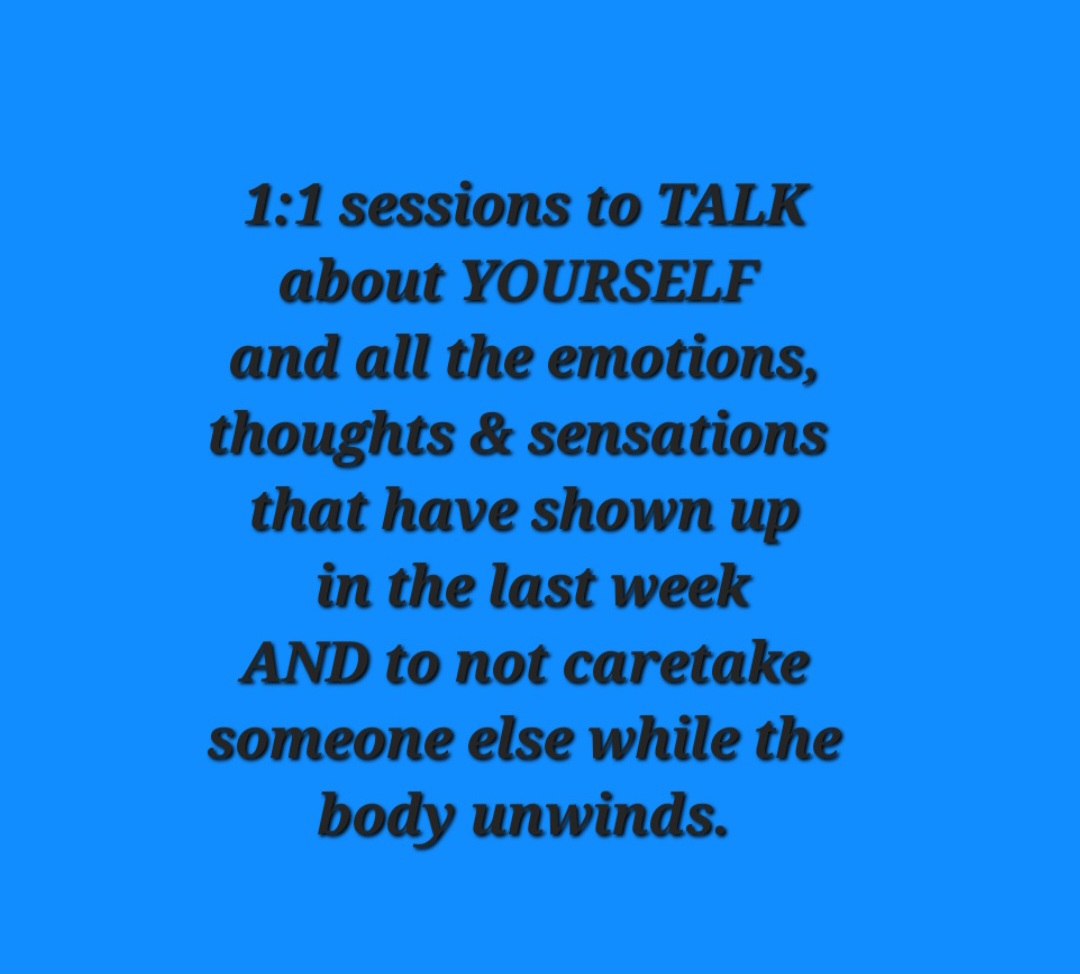 facilitating movement into the version of you who grow while taking care of yourself with support, rest, realistic expectations & room for being human